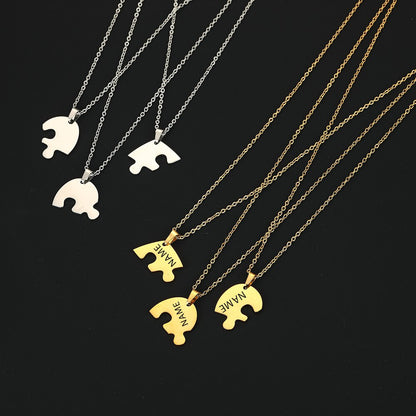 Family Puzzle Necklace