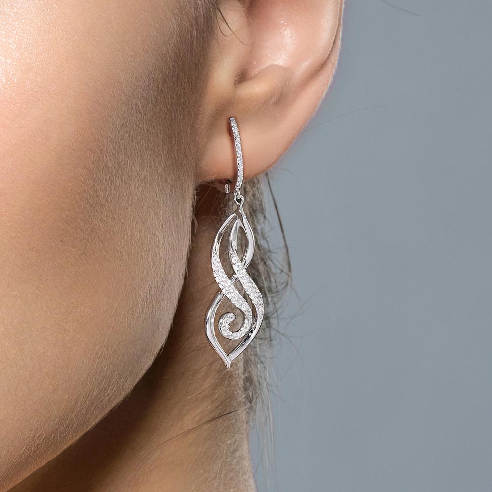 Trendy Silver Earring|www.balibeachfashion.com