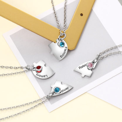 BFF Customised Necklace with Birthstone