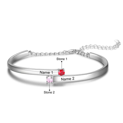 Personalised Family Birthstone Bracelet
