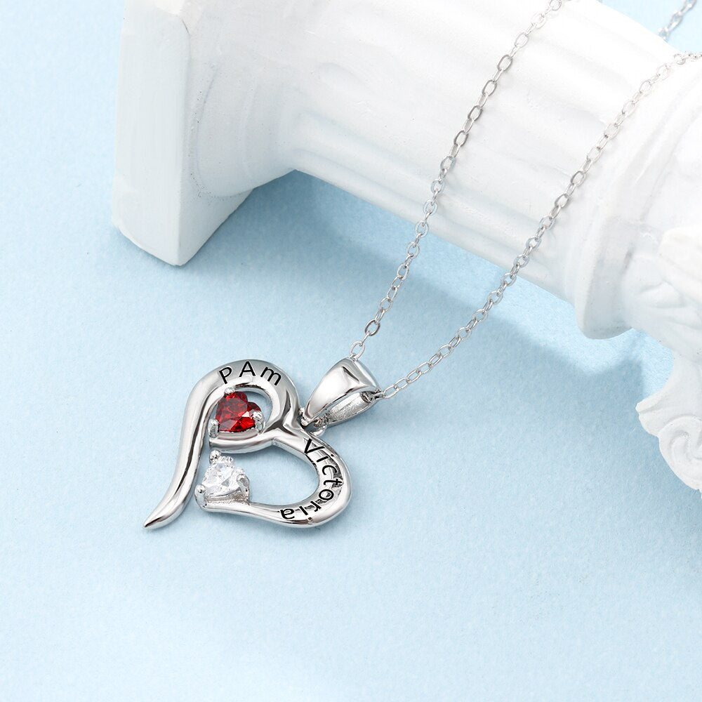 Forever Personalised Heart Necklace