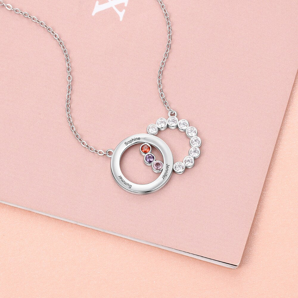 Personalized Circle Necklace