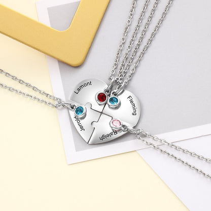 BFF Customised Necklace with Birthstone
