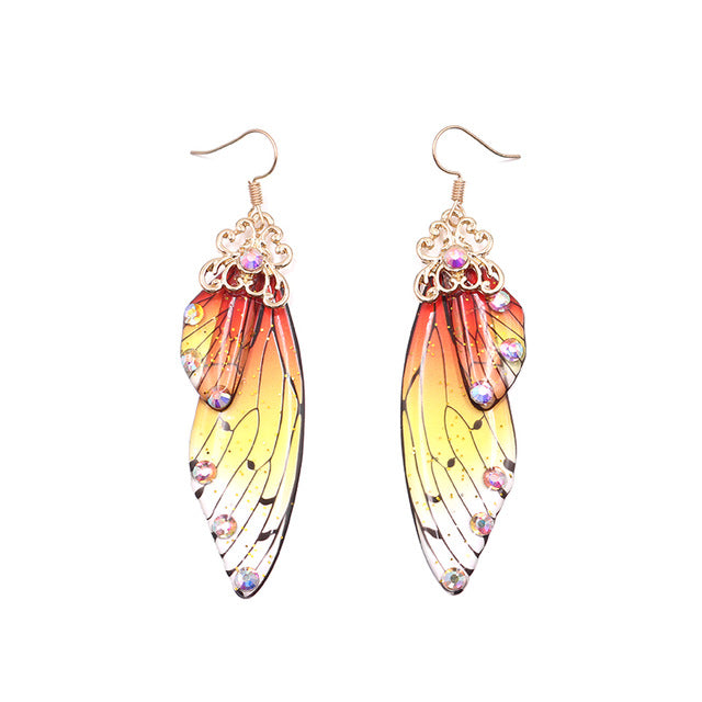Fairy Wing Earrings (Handmade )