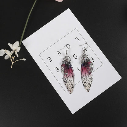 Fairy Wing Earrings (Handmade )