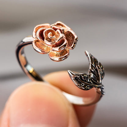 Vintage Luxurious Rose Ring