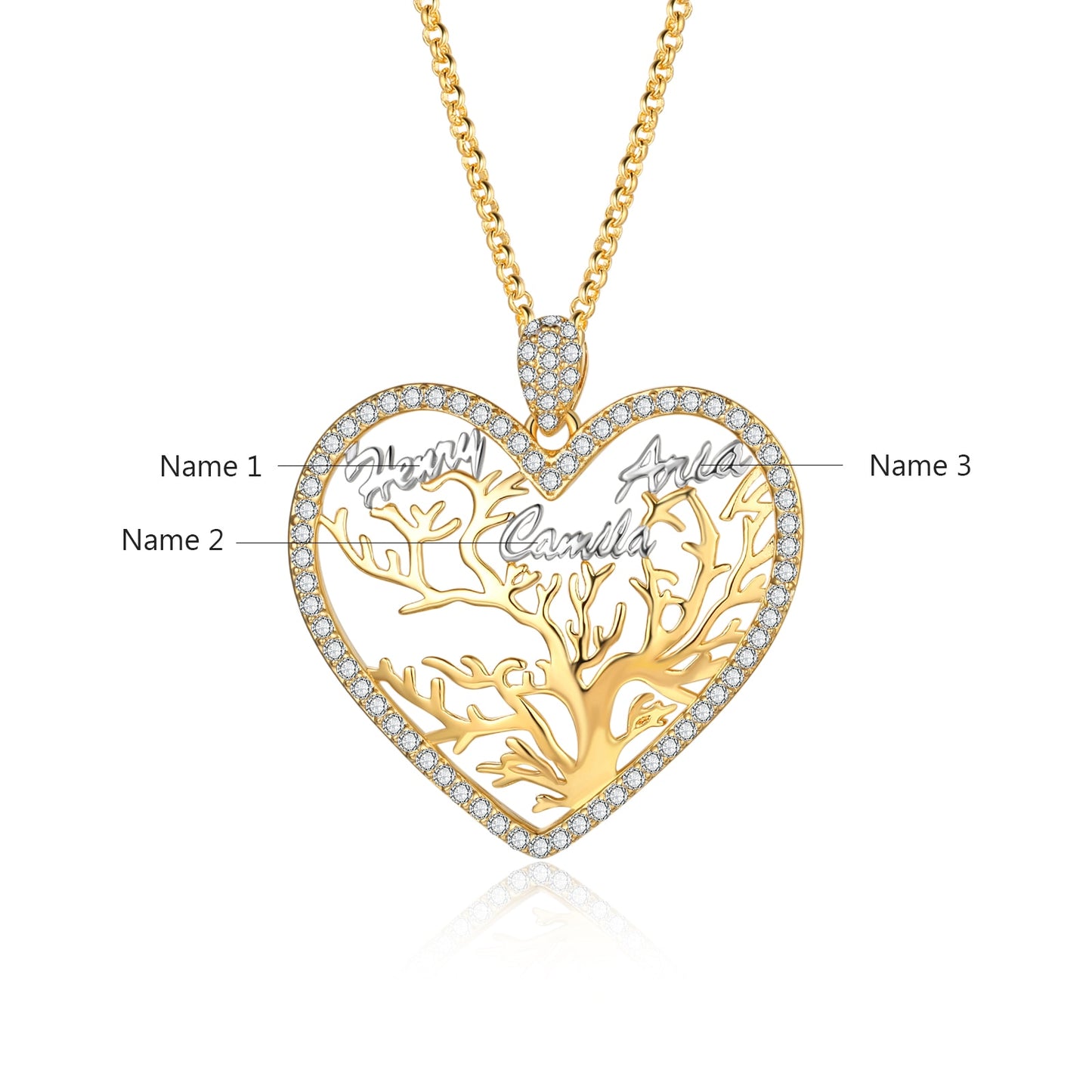 Family Tree Personalized Necklace